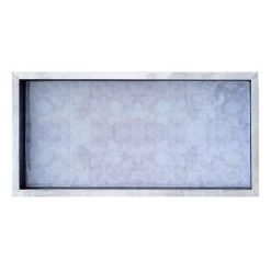 Laila Ali Metallic Decal Decorative Tray, 12x6 -Home Decor Shop laila ali metallic decal decorative tray 12x6 2