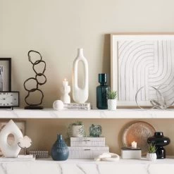 Laila Ali Metallic Seagrass Decorative Box, Medium -Home Decor Shop laila ali metallic seagrass decorative box medium 2