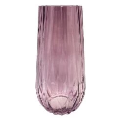 Laila Ali Purple Glass Vase, 10"