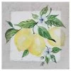 Lemon Squeeze Spackled Linen Canvas Wall Art, 12" -Home Decor Shop lemon squeeze spackled linen canvas wall art 12
