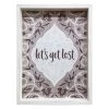 Lets Get Lost Framed Wall Art, 12x16 -Home Decor Shop lets get lost framed wall art 12x16 1