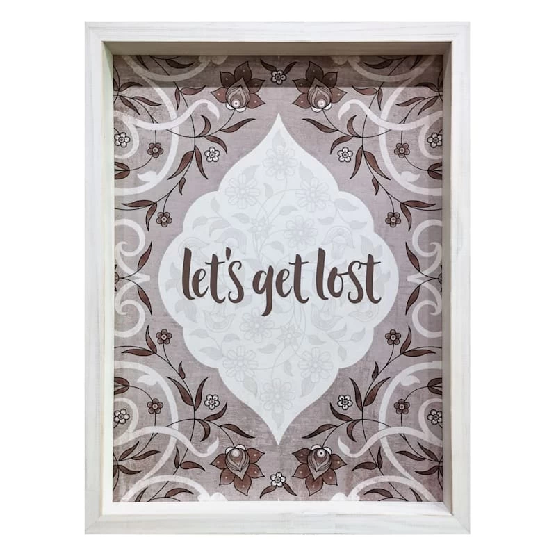 Lets Get Lost Framed Wall Art, 12x16 3 Lets Get Lost Framed Wall Art, 12x16