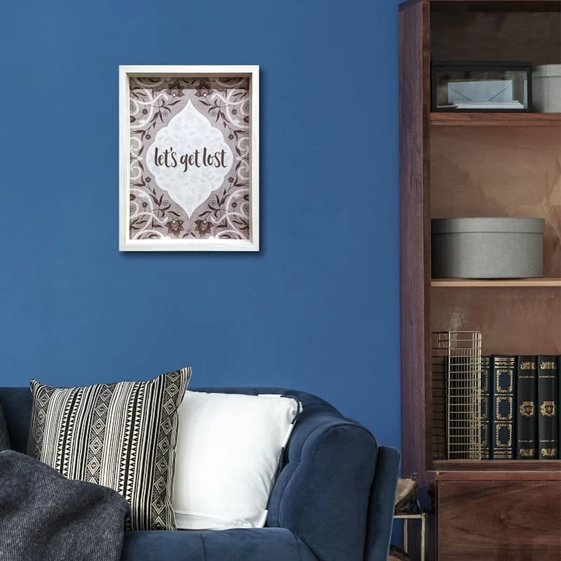 Lets Get Lost Framed Wall Art, 12x16 4 Lets Get Lost Framed Wall Art, 12x16 - Image 2