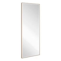 Light Natural Thin Framed Leaner Mirror, 24x58 -Home Decor Shop light natural thin framed leaner mirror 24x58 2