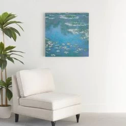 Lily Pond Canvas Wall Art, 30" -Home Decor Shop lily pond canvas wall art 30 3