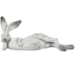 Lounging Bunny Figurine, 8"