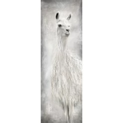 Lulu The Llama Canvas Wall Art, 12x36