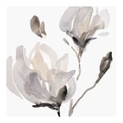 Magnolias Embellished Canvas Wall Art, 35"