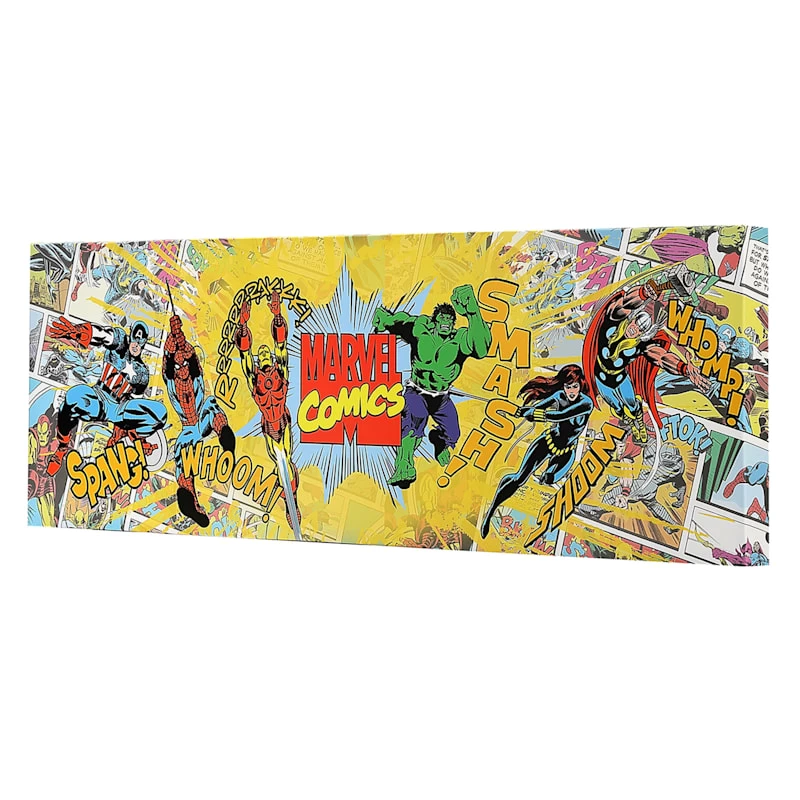 Marvel Comics Canvas Wall Art, 36x12 4 Marvel Comics Canvas Wall Art, 36x12 - Image 2