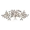 Metal Botanical Branch Wall Decor, 42x16