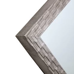 Metallic Woven Textured Framed Wall Mirror, 24x58 11 Metallic Woven Textured Framed Wall Mirror, 24x58 -Home Decor Shop metallic woven textured framed wall mirror 24x58 5