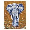 Multicolor Elephant Canvas Wall Art, 22x28 -Home Decor Shop multicolor elephant canvas wall art 22x28 1