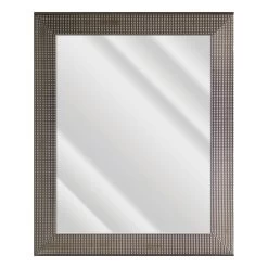Nessa Dark Espresso Wall Mirror, 29x35