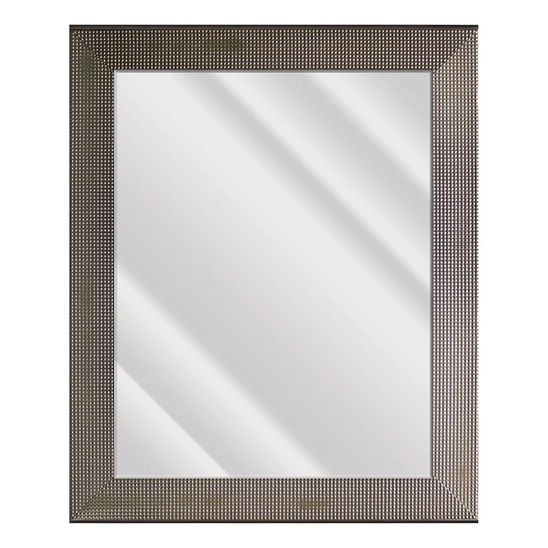 Nessa Dark Espresso Wall Mirror, 29x35 3 Nessa Dark Espresso Wall Mirror, 29x35