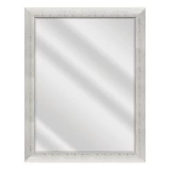 Olivia White & Silver Wall Mirror, 43x55