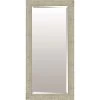 Organic Silver & Champagne Solid Wood Floor Mirror, 32x68 2 Organic Silver & Champagne Solid Wood Floor Mirror, 32x68 -Home Decor Shop organic silver champagne solid wood floor mirror 32x68 1