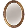 Oval Polyurethane Framed Antique Gold Wall Mirror, 25x33 -Home Decor Shop oval polyurethane framed antique gold wall mirror 25x33 1