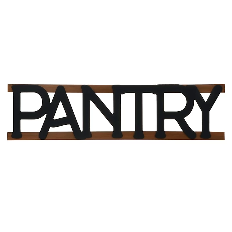Pantry Wooden Wall Decor, 32x8 3 Pantry Wooden Wall Decor, 32x8