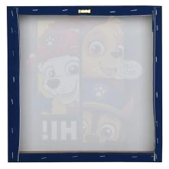 Paw Patrol Foiled Canvas Wall Art, 12" -Home Decor Shop paw patrol foiled canvas wall art 12 3