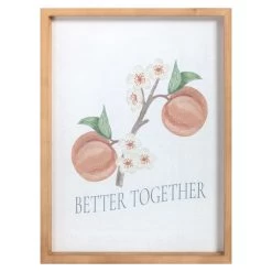 Peachtree Framed Canvas Wall Art, 12x16