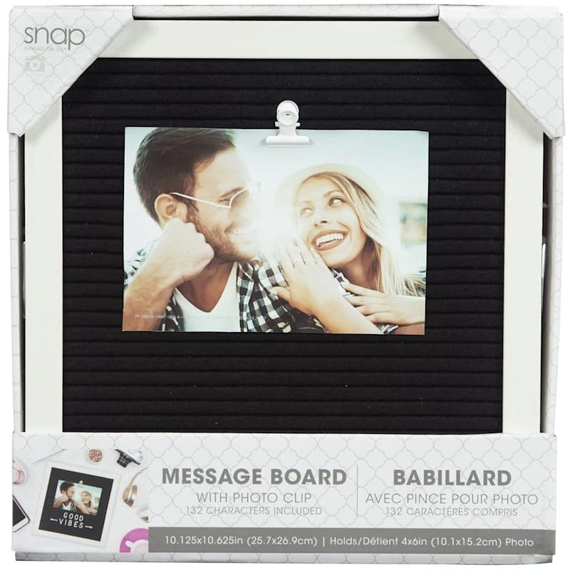 Photo Clip Letter Board With Characters For Customization, 10" 4 Photo Clip Letter Board With Characters For Customization, 10" - Image 2