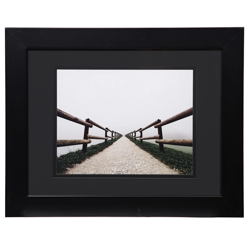 Pick & Mix 11x14 Black Matted To 8x10 Linear Wall Frame, Black 3 Pick & Mix 11x14 Black Matted To 8x10 Linear Wall Frame, Black