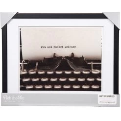 Pick & Mix 14x18 Matted To 11x14 Linear Wall Frame, Black -Home Decor Shop pick mix 14x18 matted to 11x14 linear wall frame black 1