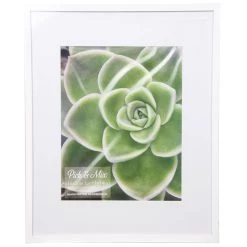 Pick & Mix 16x20 Matted To 11x14 Linear Wall Frame, White