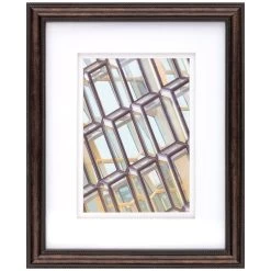 Pick & Mix 8x10 Matted To 5x7 Beaded Wall Frame, Bronze