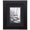 Pick & Mix 8x10 Matted To 5x7 Linear Wall Frame, Black -Home Decor Shop pick mix 8x10 matted to 5x7 linear wall frame black