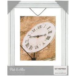 Pick & Mix Whitewash Ridged Floating Frame, 11x14 -Home Decor Shop pick mix whitewash ridged floating frame 11x14 2