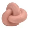 Pink Ceramic Knot Decor, 7" 2 Pink Ceramic Knot Decor, 7" -Home Decor Shop pink ceramic knot decor 7