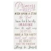 Princess Rules Canvas Wall Art, 12x24 -Home Decor Shop princess rules canvas wall art 12x24 1