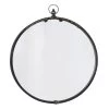 Providence Black Metal Wall Mirror, 22x25 -Home Decor Shop providence black metal wall mirror 22x25 1