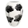 Providence Black & White Floral Ceramic Vase, 8.7" -Home Decor Shop providence black white floral ceramic vase 8.7
