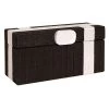 Providence Black & White Woven Box, 9" 1 Providence Black & White Woven Box, 9" -Home Decor Shop providence black white woven box 9