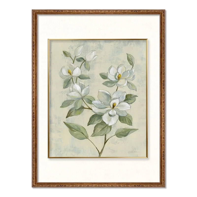 Providence Glass Framed Floral Print Wall Art, 18x24 3 Providence Glass Framed Floral Print Wall Art, 18x24