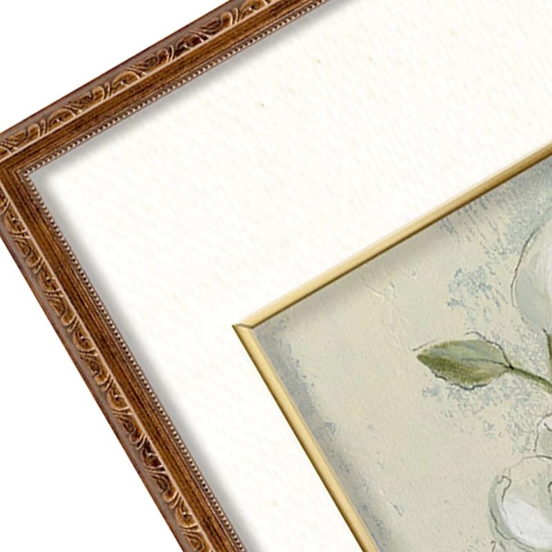 Providence Glass Framed Floral Print Wall Art, 18x24 5 Providence Glass Framed Floral Print Wall Art, 18x24 - Image 3