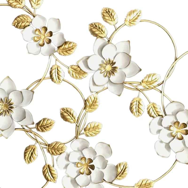 Providence Gold Floral Wall Art, 18x32 4 Providence Gold Floral Wall Art, 18x32 - Image 2