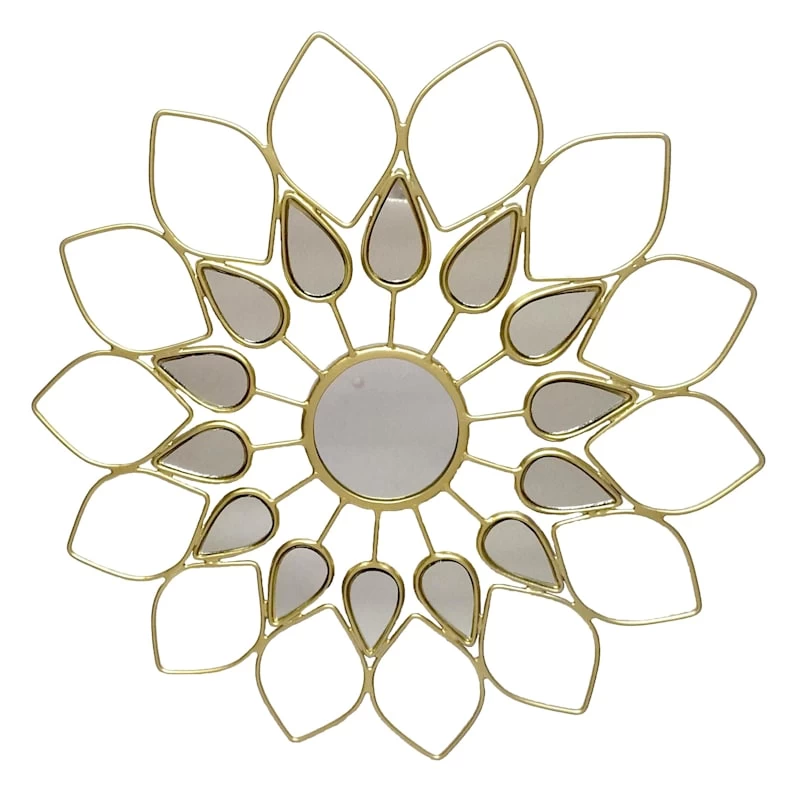 Providence Mirror Floral Wall Art, 12" 3 Providence Mirror Floral Wall Art, 12"