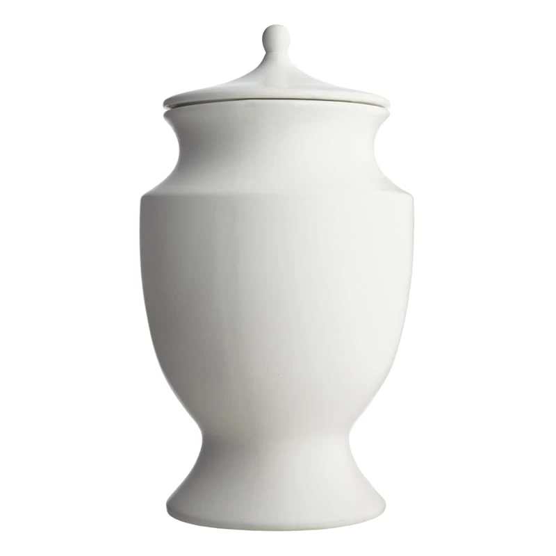 Providence White Ceramic Ginger Jar, 17.7" 3 Providence White Ceramic Ginger Jar, 17.7"