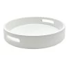 Providence White Round Tray, 12" -Home Decor Shop providence white round tray 12