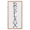 Relax Bathroom Wall Art, 12x24 -Home Decor Shop relax bathroom wall art 12x24 1