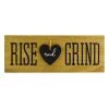 Rise & Grind Wall Art, 15x6 -Home Decor Shop rise grind wall art 15x6 1