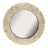 Round Mother Of Pearl Framed Gallery Wall Mirror, 30" -Home Decor Shop round mother of pearl framed gallery wall mirror 30