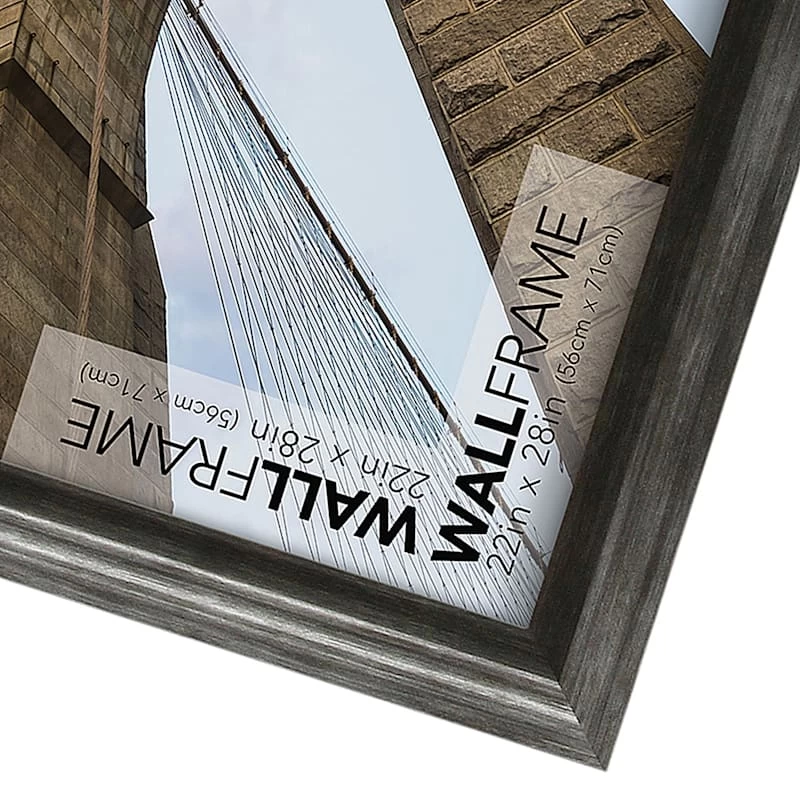 Silver Black Inner Poster Frame, 22x28 4 Silver Black Inner Poster Frame, 22x28 - Image 2