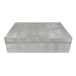 Silver Decorative Box, 13x7