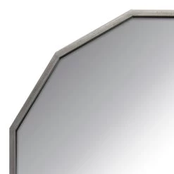 Silver Dodecagon Wall Mirror, 27" -Home Decor Shop silver dodecagon wall mirror 27 1