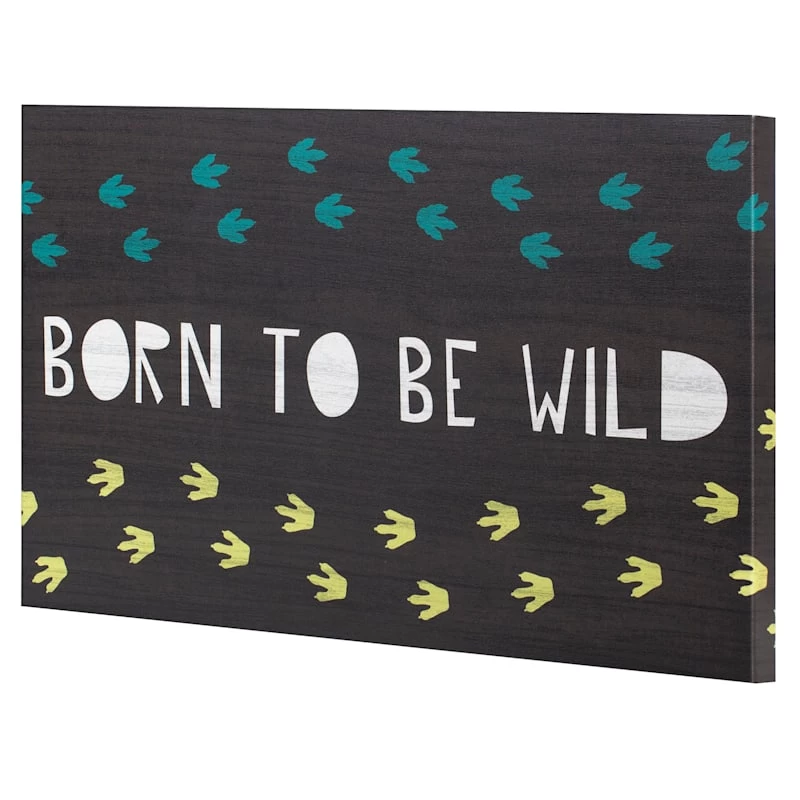 Tiny Dreamers Born To Be Wild Canvas Wall Art, 20x12 4 Tiny Dreamers Born To Be Wild Canvas Wall Art, 20x12 - Image 2