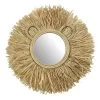 Tiny Dreamers Lion Raffia Wall Mirror, 20" -Home Decor Shop tiny dreamers lion raffia wall mirror 20